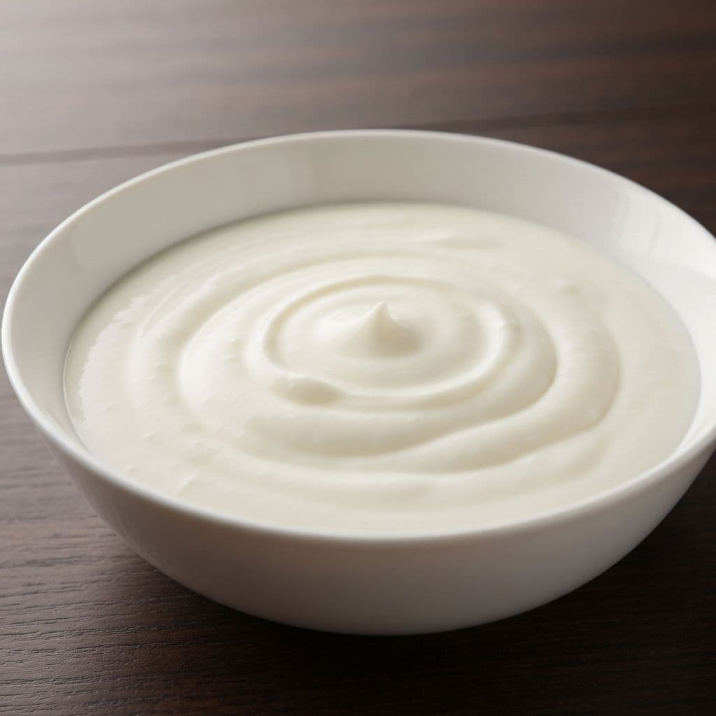 Yogurt artesanal Natura — textura cremosa natural